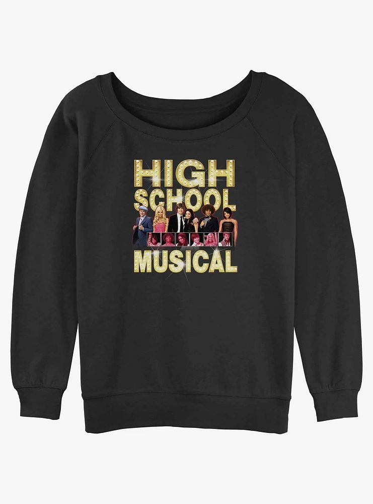 Disney High School Musical Cast Womens Slouchy Sweatshirt