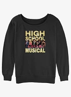 Disney High School Musical Cast Womens Slouchy Sweatshirt