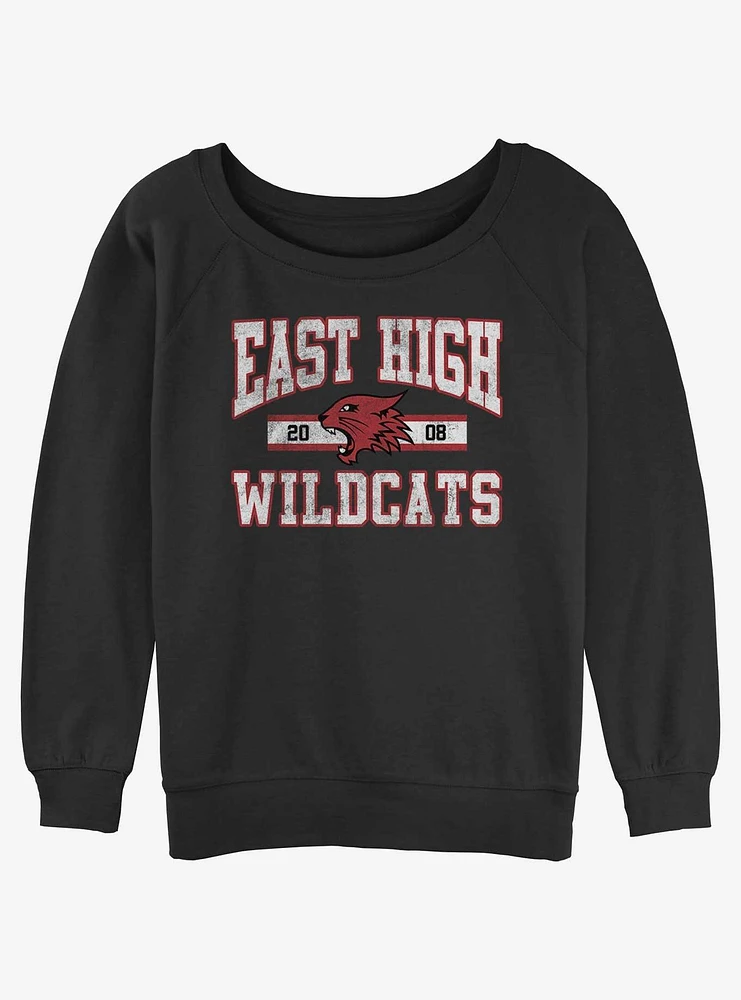 Disney High School Musical East Wildcats Womens Slouchy Sweatshirt