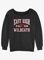 Disney High School Musical East Wildcats Womens Slouchy Sweatshirt