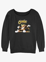 Cheetos Chester Run Spin Womens Slouchy Sweatshirt