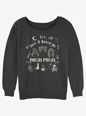 Disney Hocus Pocus A Bunch Of Womens Slouchy Sweatshirt