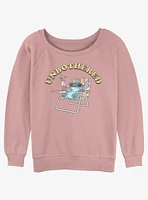 Disney Lilo & Stitch Unbothered Womens Slouchy Sweatshirt