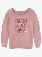 Winx Club Flora Womens Slouchy Sweatshirt