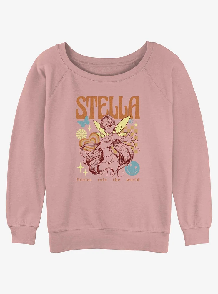 Winx Club Stella Womens Slouchy Sweatshirt