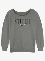 Disney Lilo & Stitch Name Womens Slouchy Sweatshirt