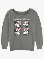 Disney Minnie Mouse Boxed Womens Slouchy Sweatshirt