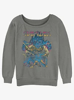 Star Wars Fight Against The Dark Side Womens Slouchy Sweatshirt