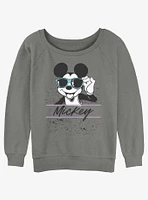 Disney Mickey Mouse 90s Cool Womens Slouchy Sweatshirt