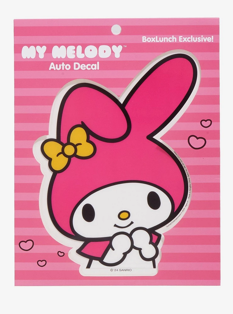 Sanrio My Melody Smiling Auto Decal - BoxLunch Exclusive