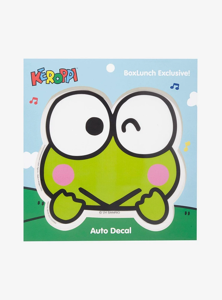 Sanrio Keroppi Smiling Auto Decal - BoxLunch Exclusive