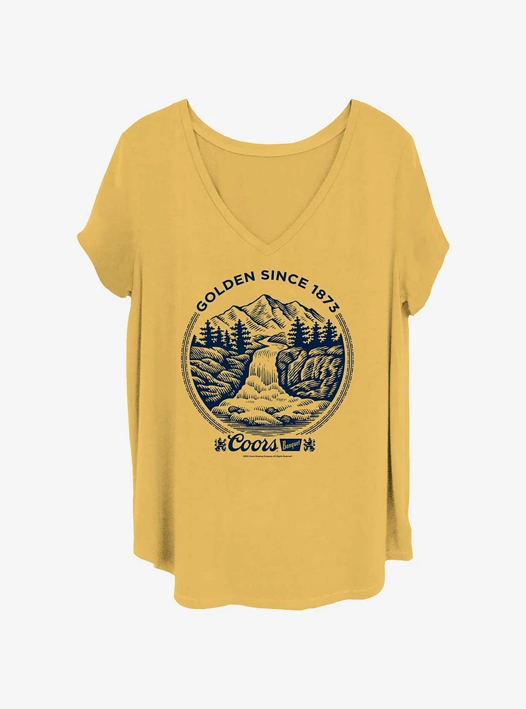 Coors Golden Since 1873 Girls T-Shirt Plus