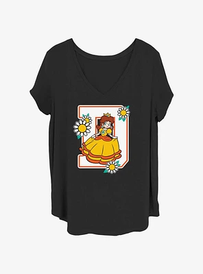 Nintendo D For Daisy Girls T-Shirt Plus