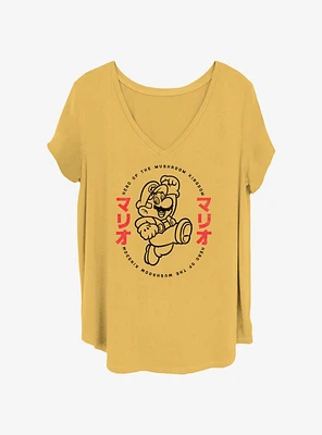 Nintendo Kanji Kingdom Mario Girls T-Shirt Plus