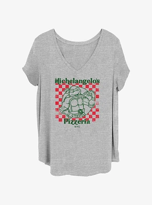 Teenage Mutant Ninja Turtles Mikey's Pizza Girls T-Shirt Plus