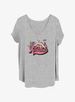 Disney The AristoCats Rainbow Cats Girls T-Shirt Plus