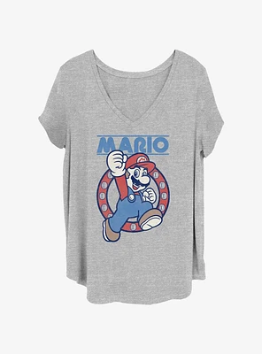Nintendo Mario Classic Coin Girls T-Shirt Plus