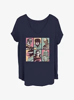 Universal Monsters Spooky Bunch Girls T-Shirt Plus
