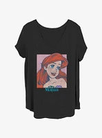 Disney The Little Mermaid Ariel Portrait Girls T-Shirt Plus