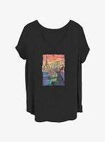 Disney Pixar Ratatouille Remi Overlooking Paris Girls T-Shirt Plus