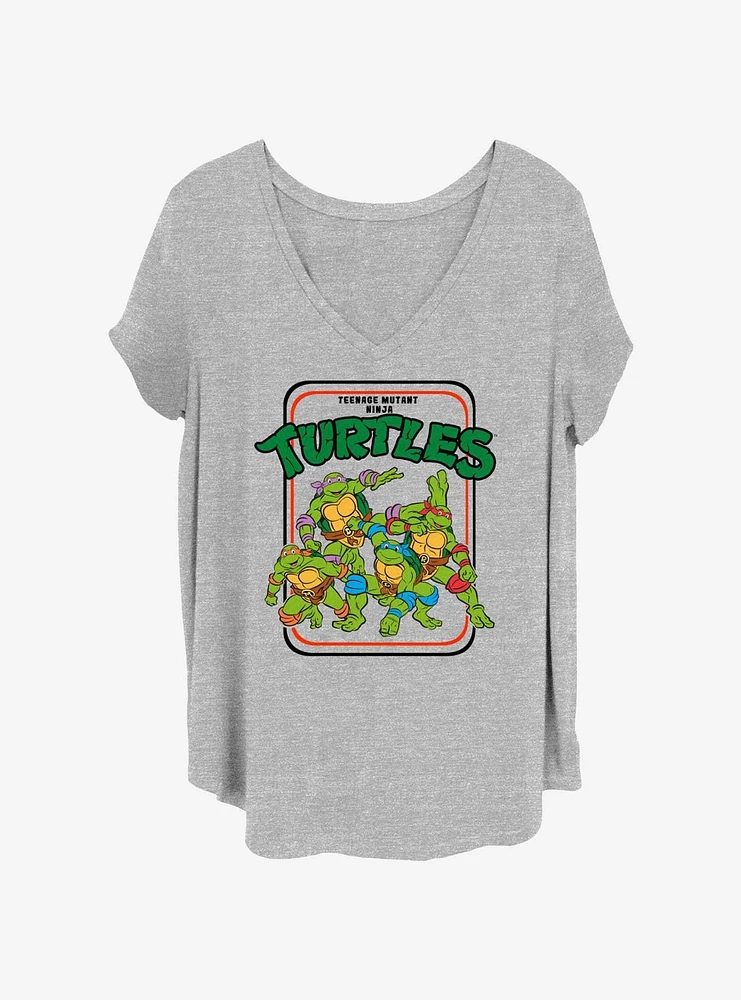 Teenage Mutant Ninja Turtles Vintage Girls T-Shirt Plus