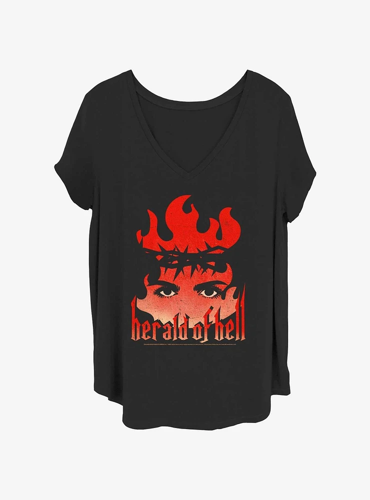 Chilling Adventures Of Sabrina Herald Hell Girls T-Shirt Plus