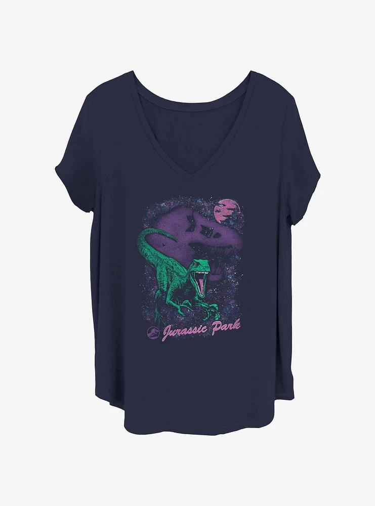 Jurassic Park Dusted Dino Girls T-Shirt Plus