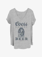 Coors Golden Vintage Beer Girls T-Shirt Plus