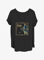 The Legend of Zelda Link Hero Girls T-Shirt Plus