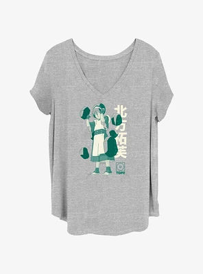 Avatar: The Last Airbender Greatest Earth Bender Toph Girls T-Shirt Plus