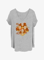 Avatar: The Last Airbender Four Aangs Girls T-Shirt Plus