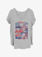 Avatar: The Last Airbender Manga Comic Panels Girls T-Shirt Plus