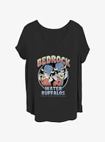 The Flintstones Bedrock Water Buffalos Girls T-Shirt Plus
