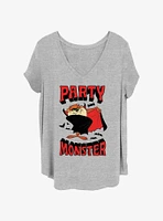 Looney Tunes Taz Vampire Party Monster Girls T-Shirt Plus