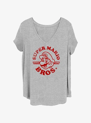 Nintendo Jump Man Mario Girls T-Shirt Plus