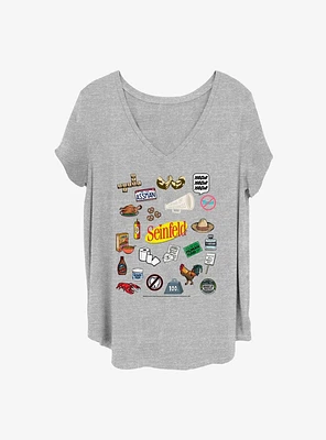 Seinfeld Item Jumble Girls T-Shirt Plus