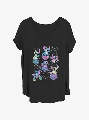 Disney Lilo & Stitch Planetary Girls T-Shirt Plus
