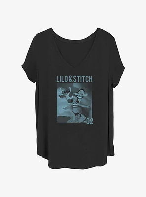 Disney Lilo & Stitch Family Surf Girls T-Shirt Plus