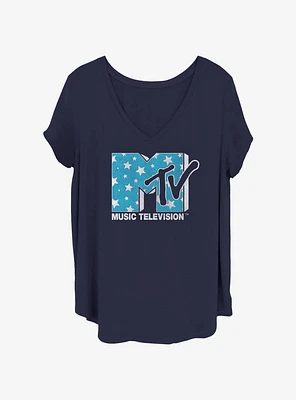 MTV Stars Logo Girls T-Shirt Plus