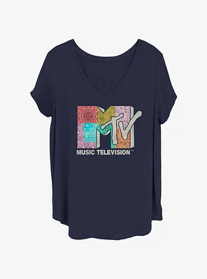 MTV Bandanas Logo Girls T-Shirt Plus