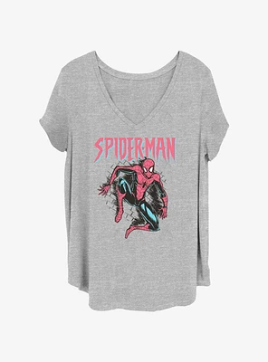 Marvel Spider-Man Spidey Pastel Girls T-Shirt Plus
