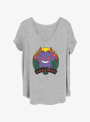 Pokemon Forest Attack Girls T-Shirt Plus