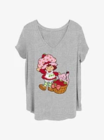 Strawberry Shortcake Custard Basket Girls T-Shirt Plus