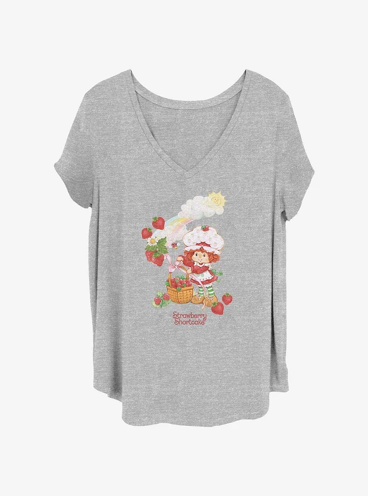 Strawberry Shortcake Basket Girls T-Shirt Plus