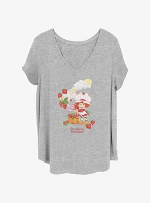 Strawberry Shortcake Basket Girls T-Shirt Plus