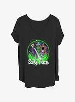 Sally Face Boss Fight Girls T-Shirt Plus