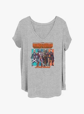 Star Wars The Mandalorian Starters Girls T-Shirt Plus