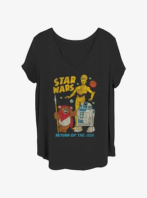 Star Wars Walk The Ewok Girls T-Shirt Plus