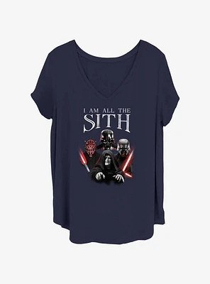 Star Wars All The Sith Girls T-Shirt Plus