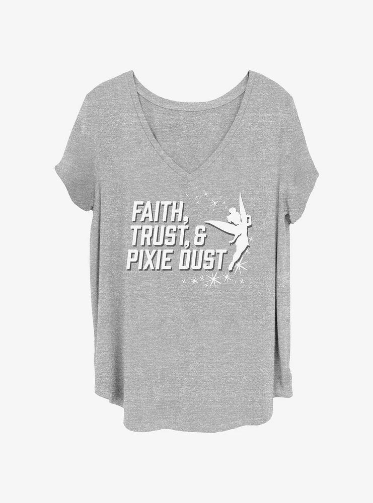 Disney Tinker Bell Sporty Pixie Dust Girls T-Shirt Plus